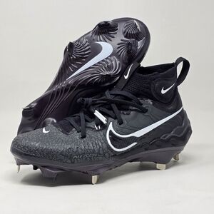 Nike Alpha Huarache NXT Black Metal Baseball Cleats Men Sz Multi DJ6517-010 New